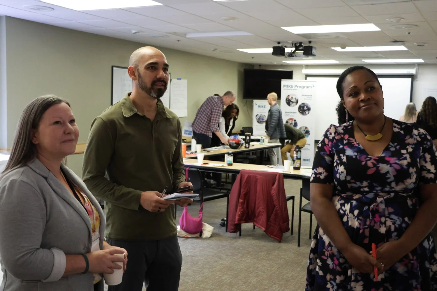 Kayleen Van Duzer, Jesse Yun and Bola Majekobaje