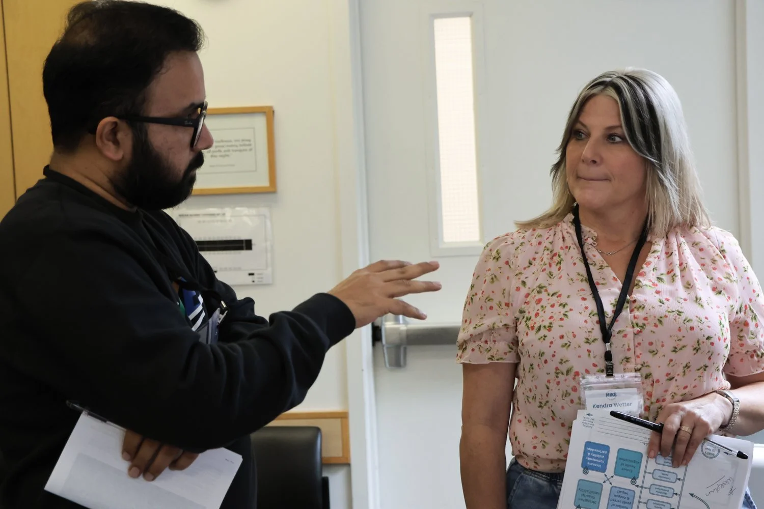 Surya Mandapaka and Kendra Wetter