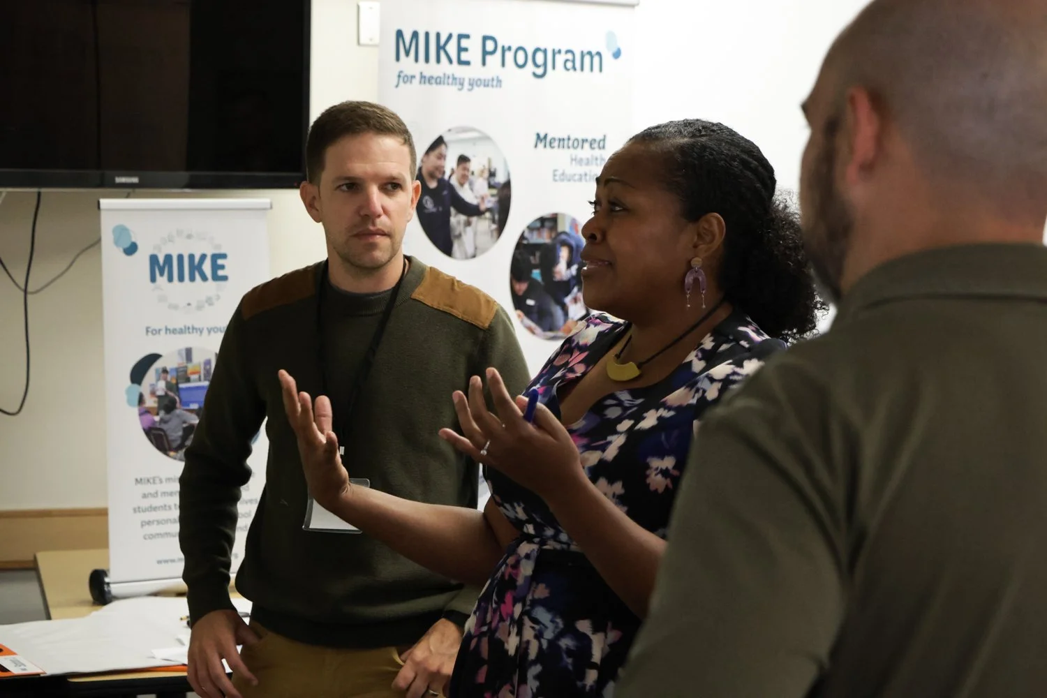 Justin Zellinger, Bola Majekobaje and Jesse Yun