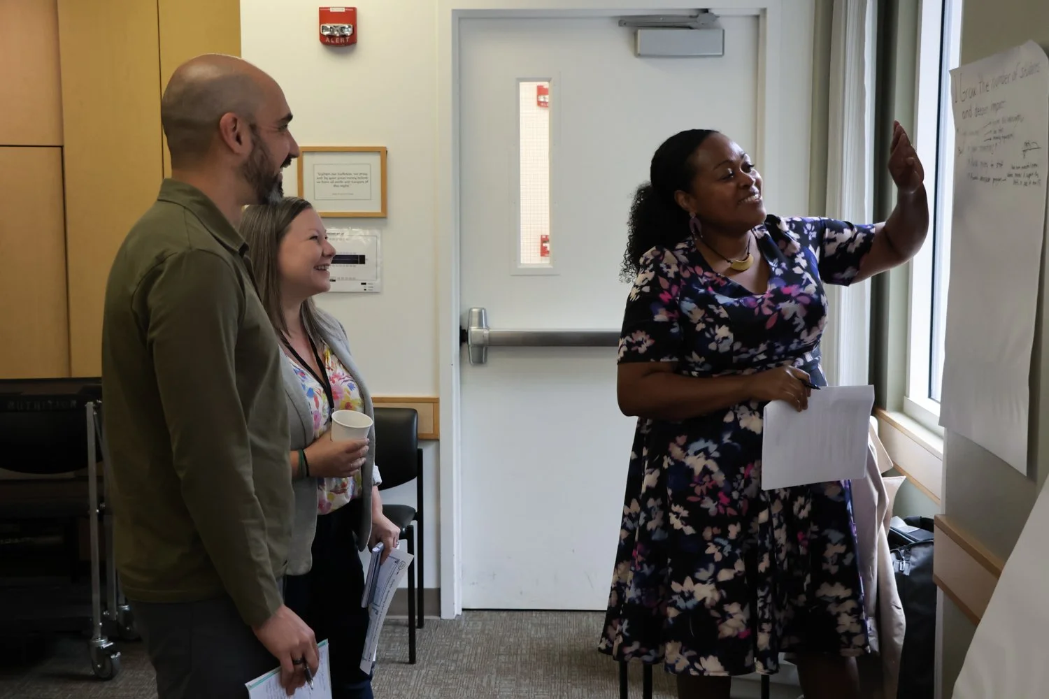 Jesse Yun, Kayleen Van Duzer and Bola Majekobaje
