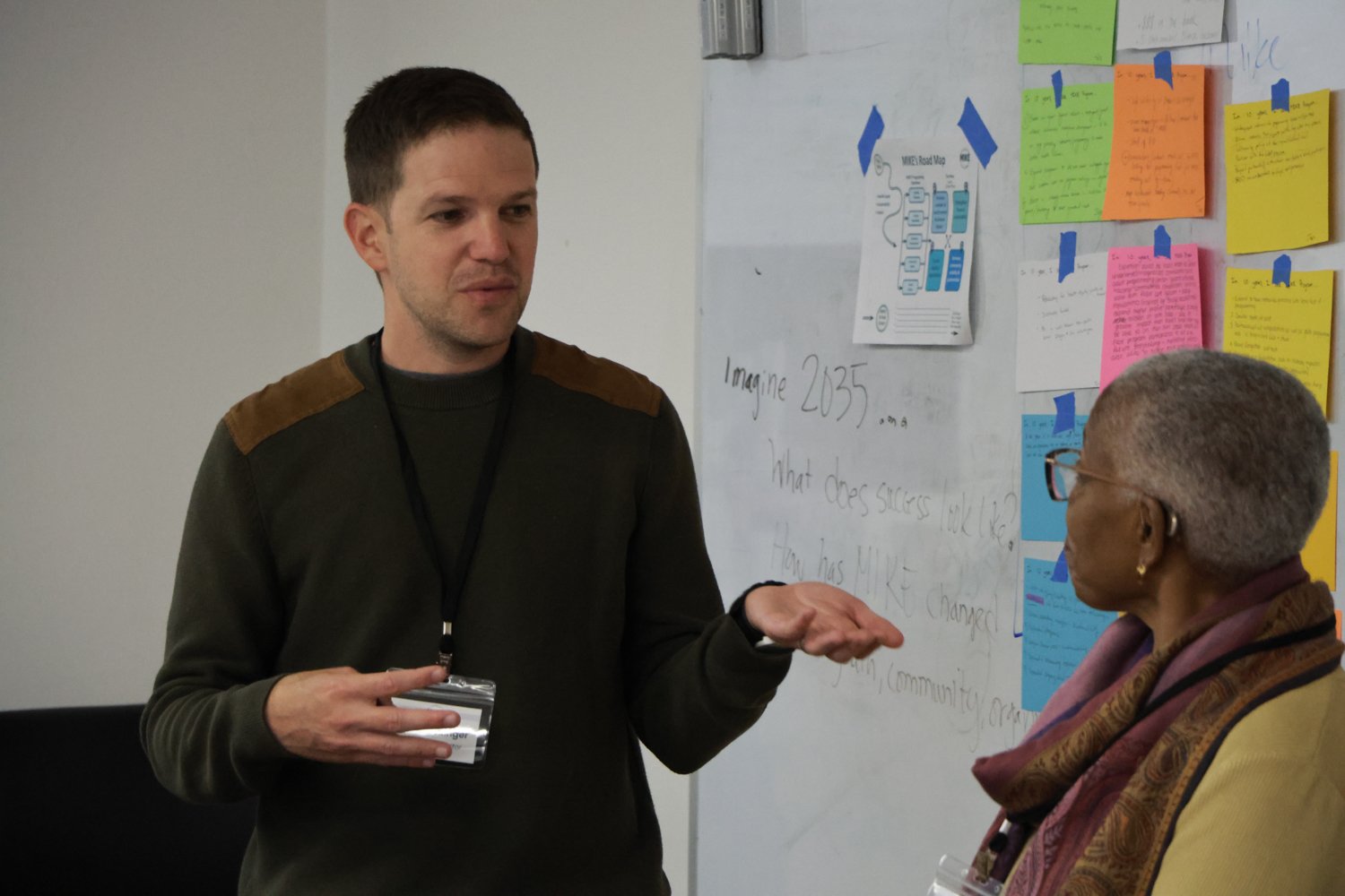 Justin Zellinger and Deborah Wilds of the Murdock Trust