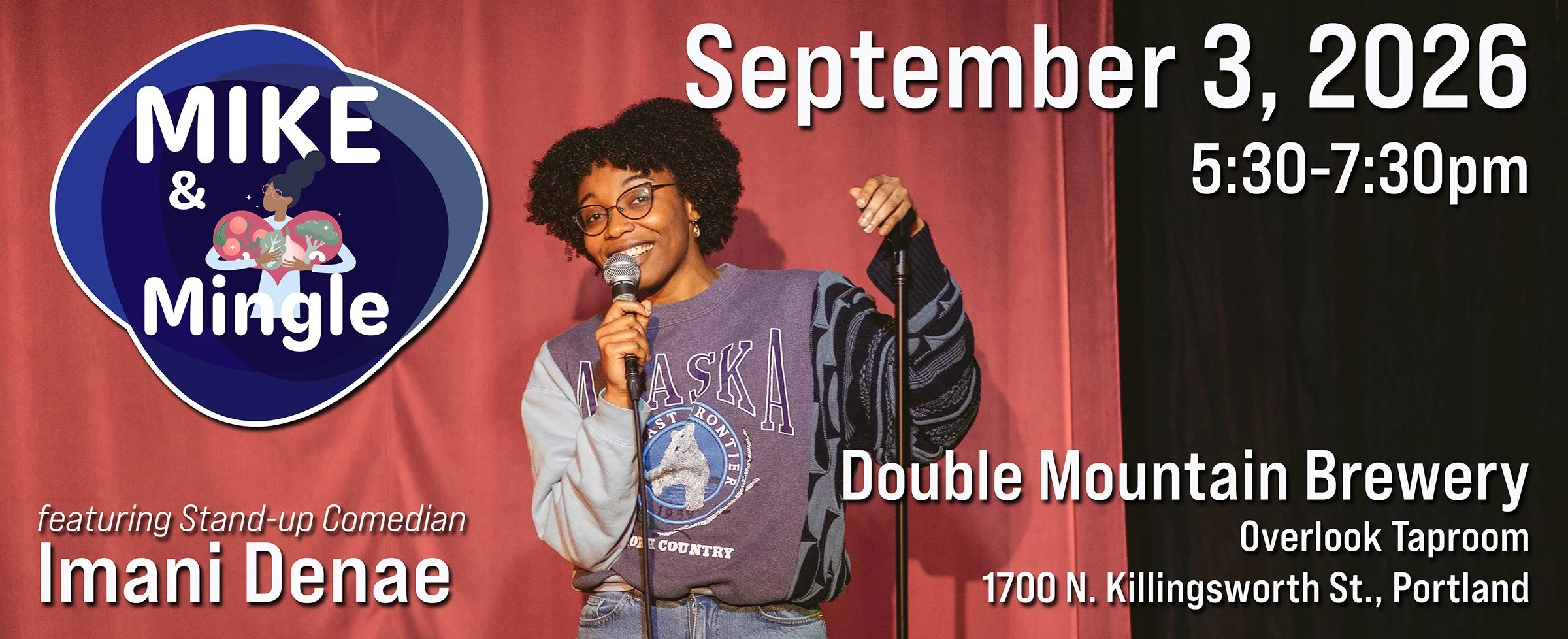 MIKE & Mingle on Sep. 3 featuring Imani Denae