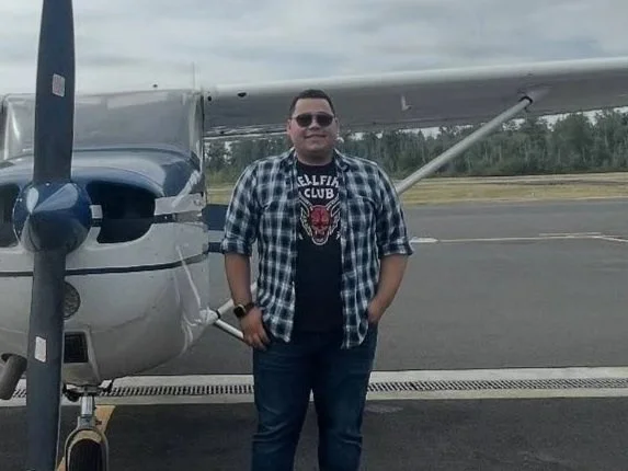 Steven's first solo, 8/30/25