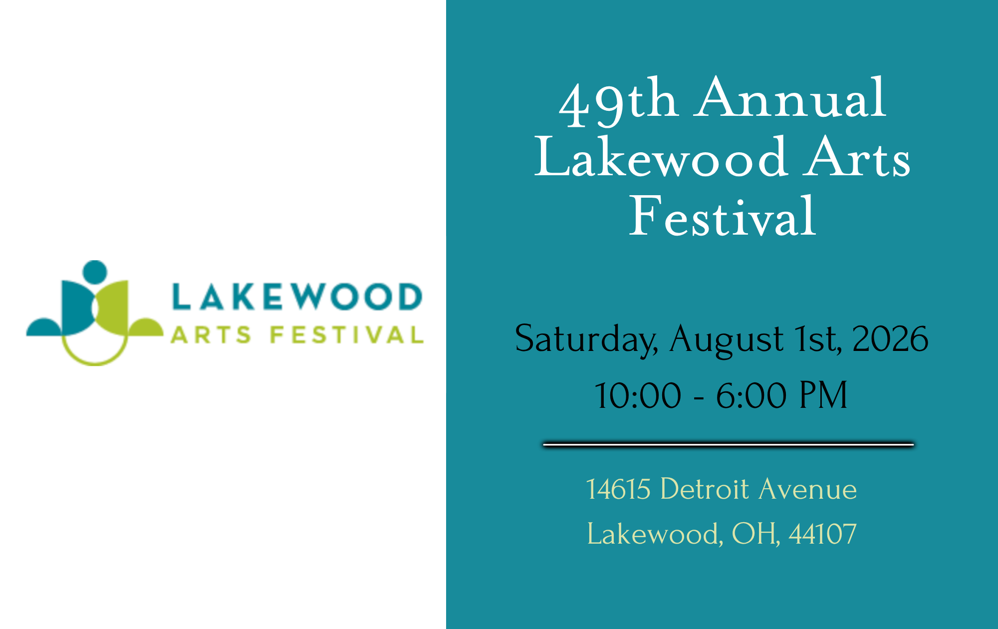 49th Annual Lakewood Arts Festival 