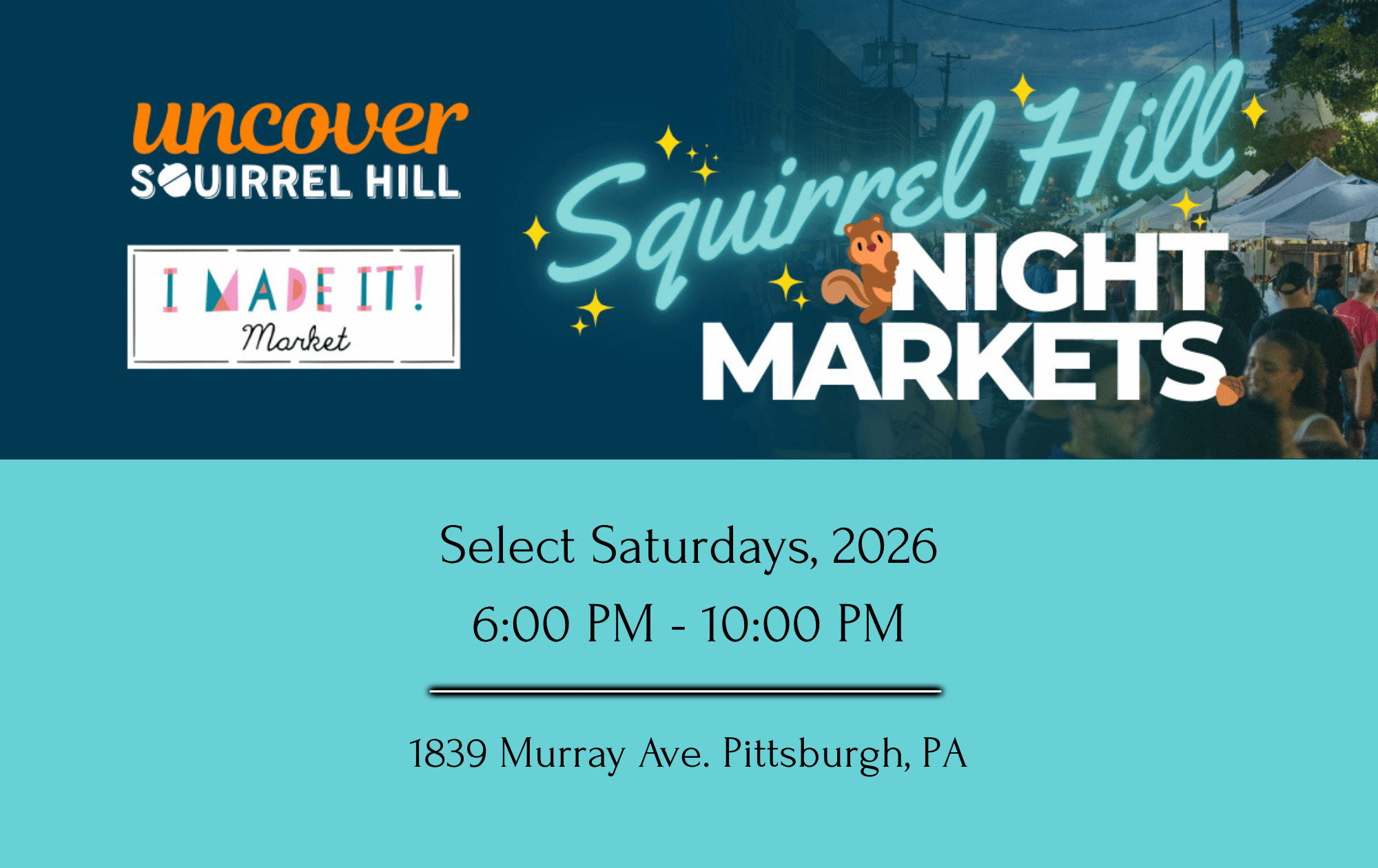 11th Annual Squirrel Hill Night Markets