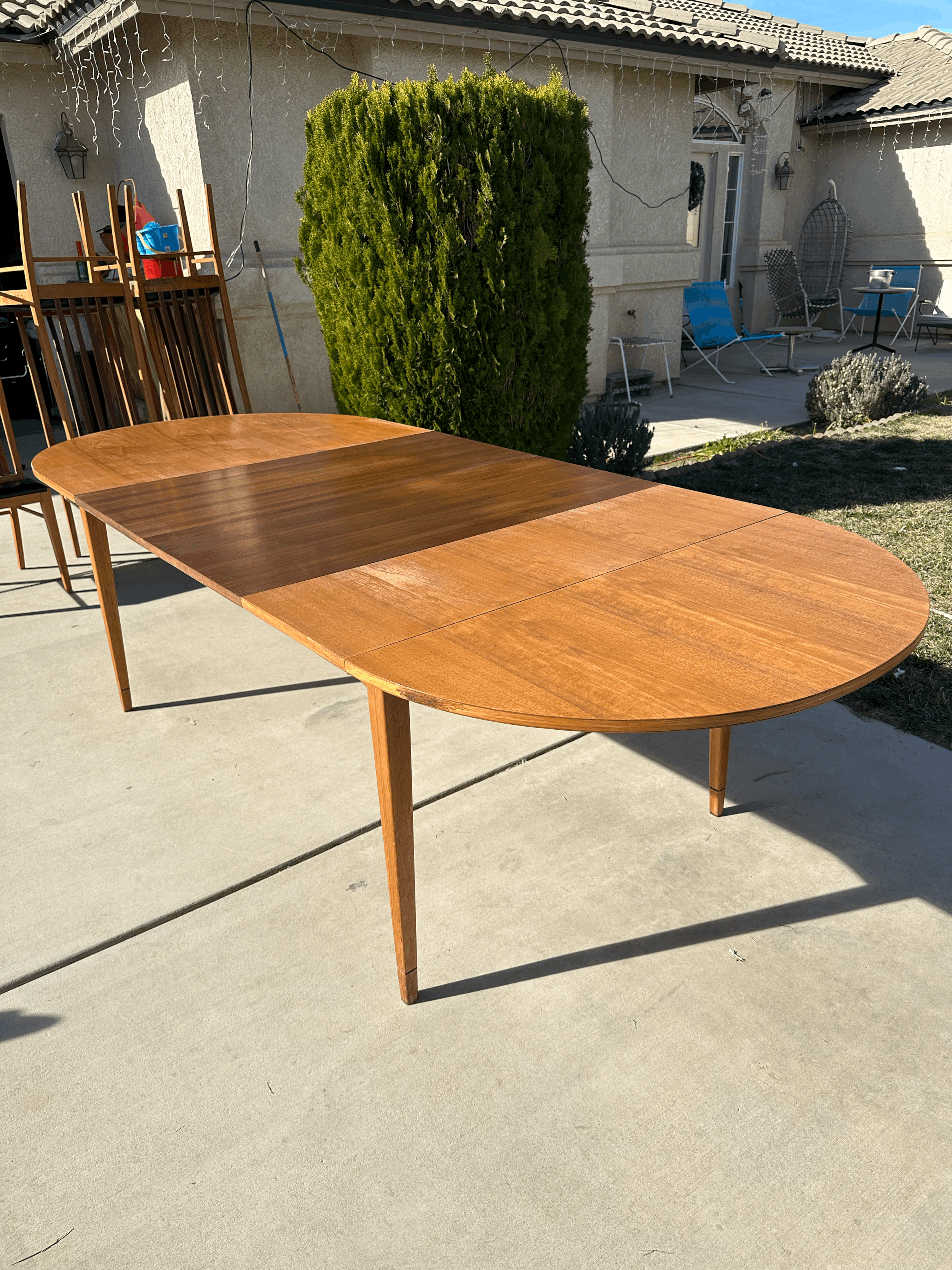 #0958- Teak Dining Table