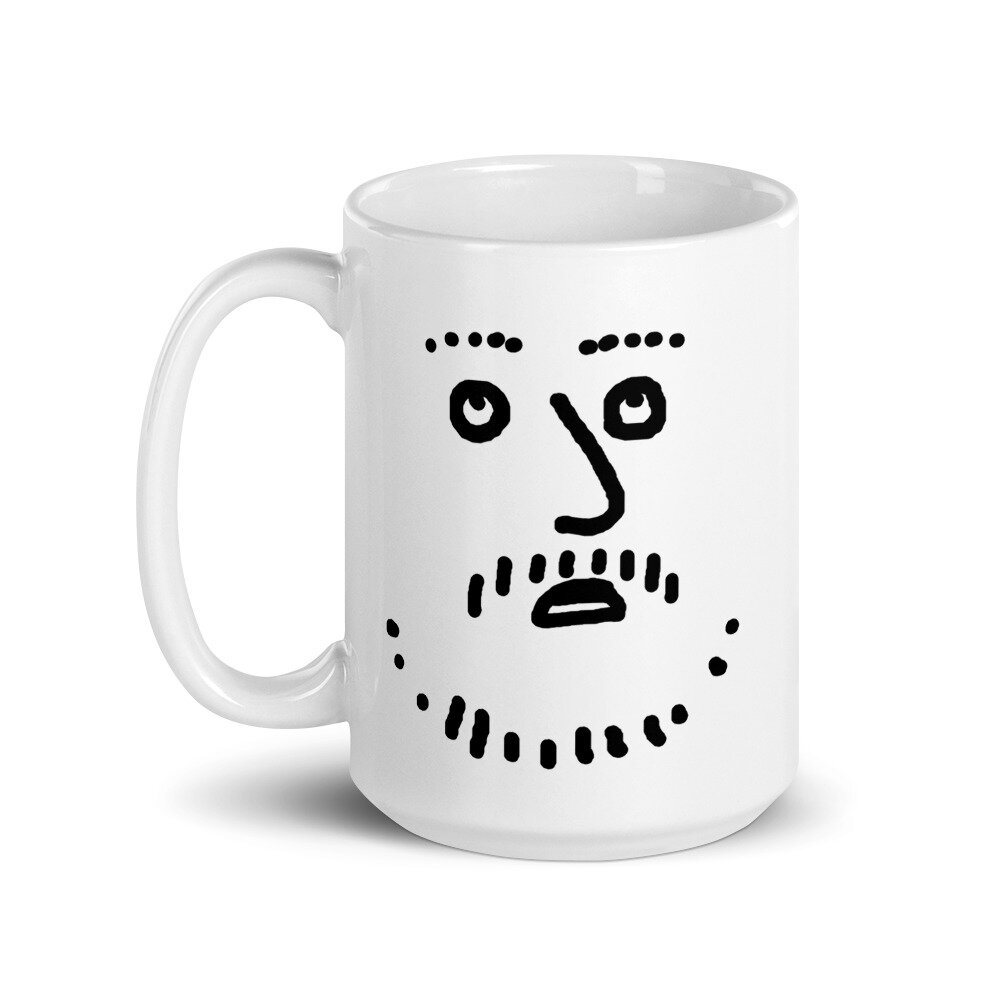 roblox man face | Coffee Mug