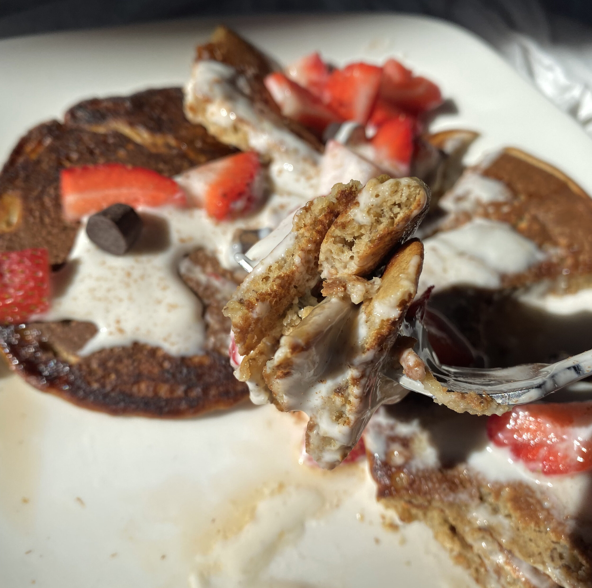 healthy + easy pancakes