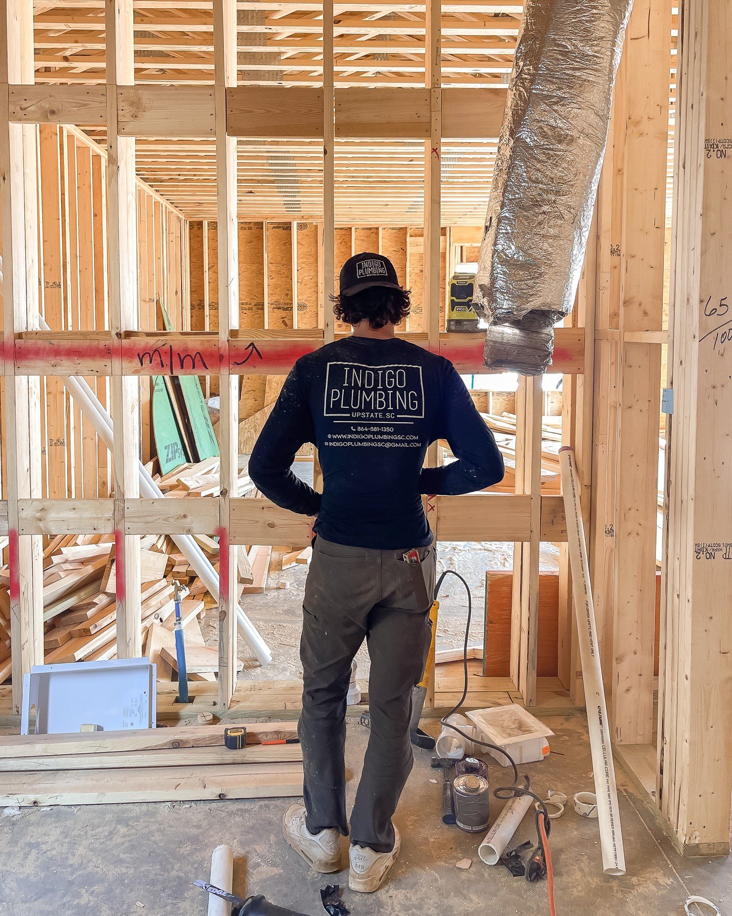Laying out new piping for this beautiful new build in Greenville.

In new construction, every detail counts&mdash;and our team takes the time to plan each connection with precision. Great plumbing starts with a thoughtful layout and expert execution.