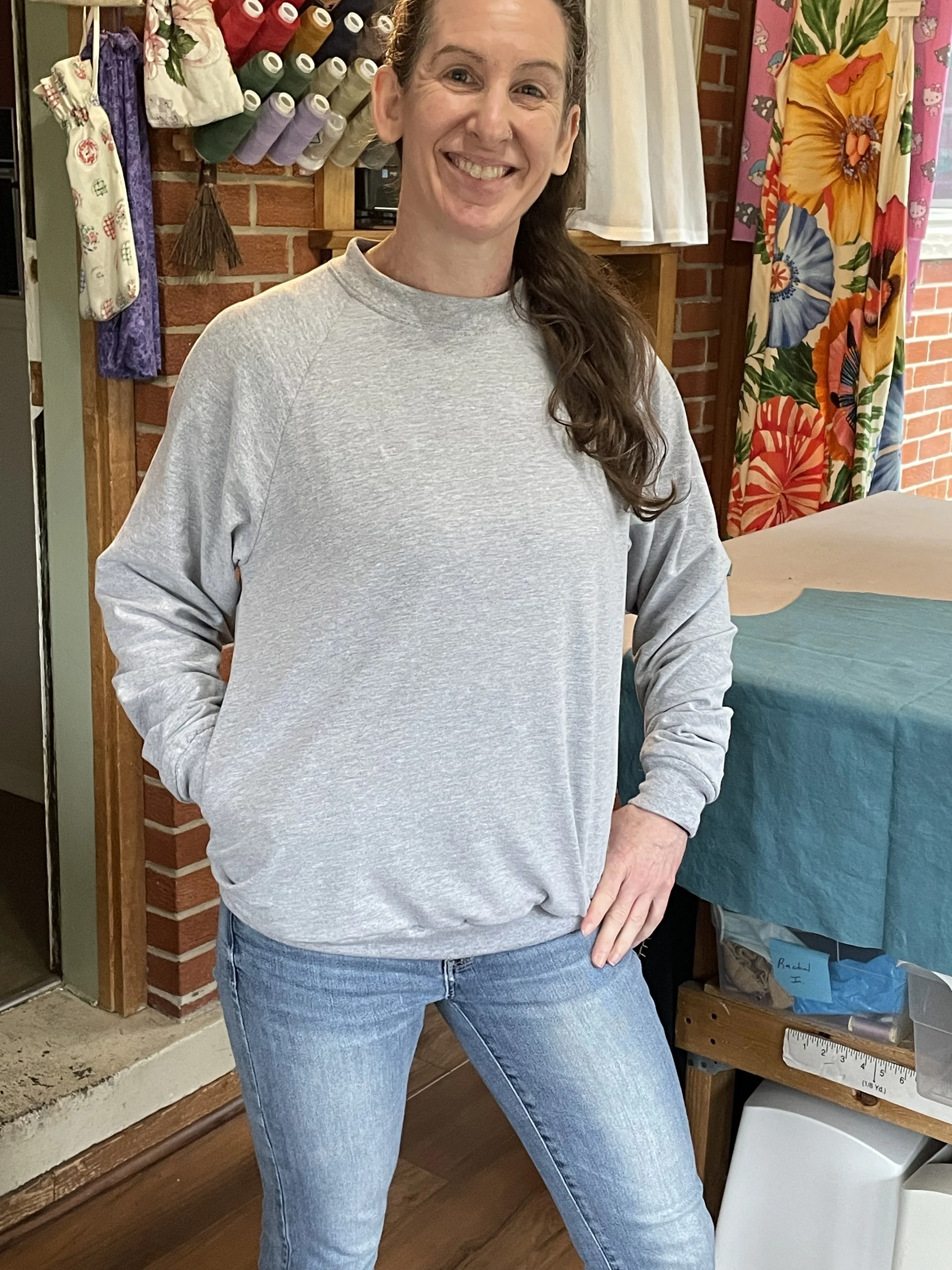 New knit top with pockets!