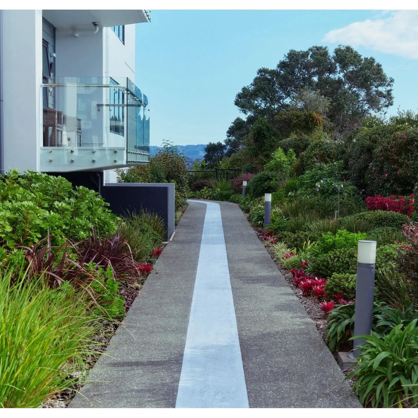 A beautiful shot of this Auckland site on a cold autumn day. Nice work team!

#grasshoppergardensltd 
#commercialgardening 
#gardening #gardensofinstagram