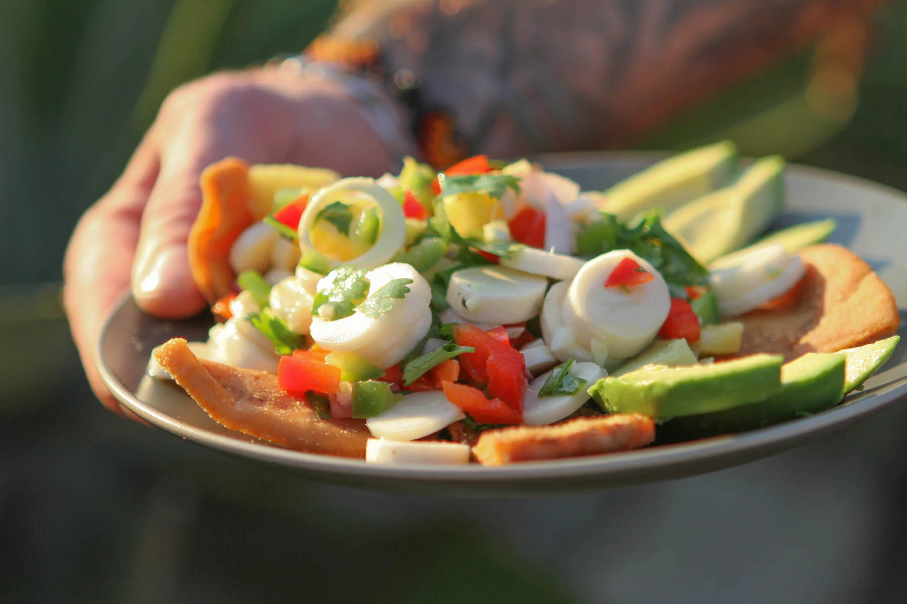 Ceviche Vegano de Palmito Fresco