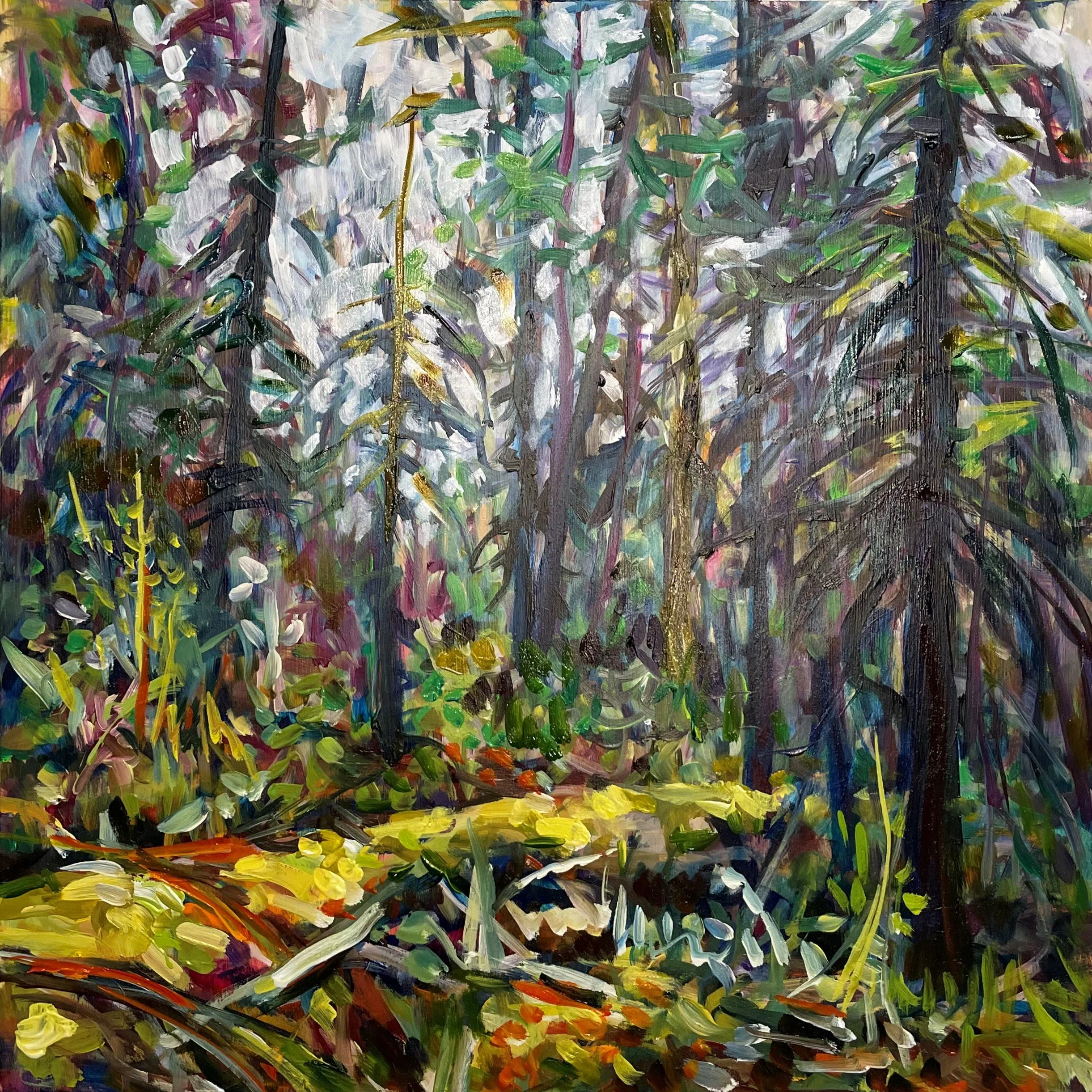 Loll, 12x12, oil [sold]