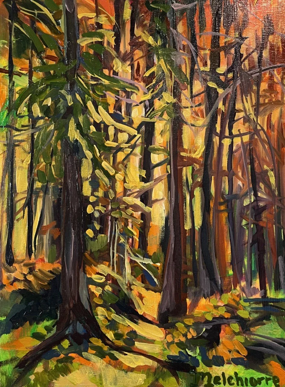 Stand, 9x12, oil [sold]