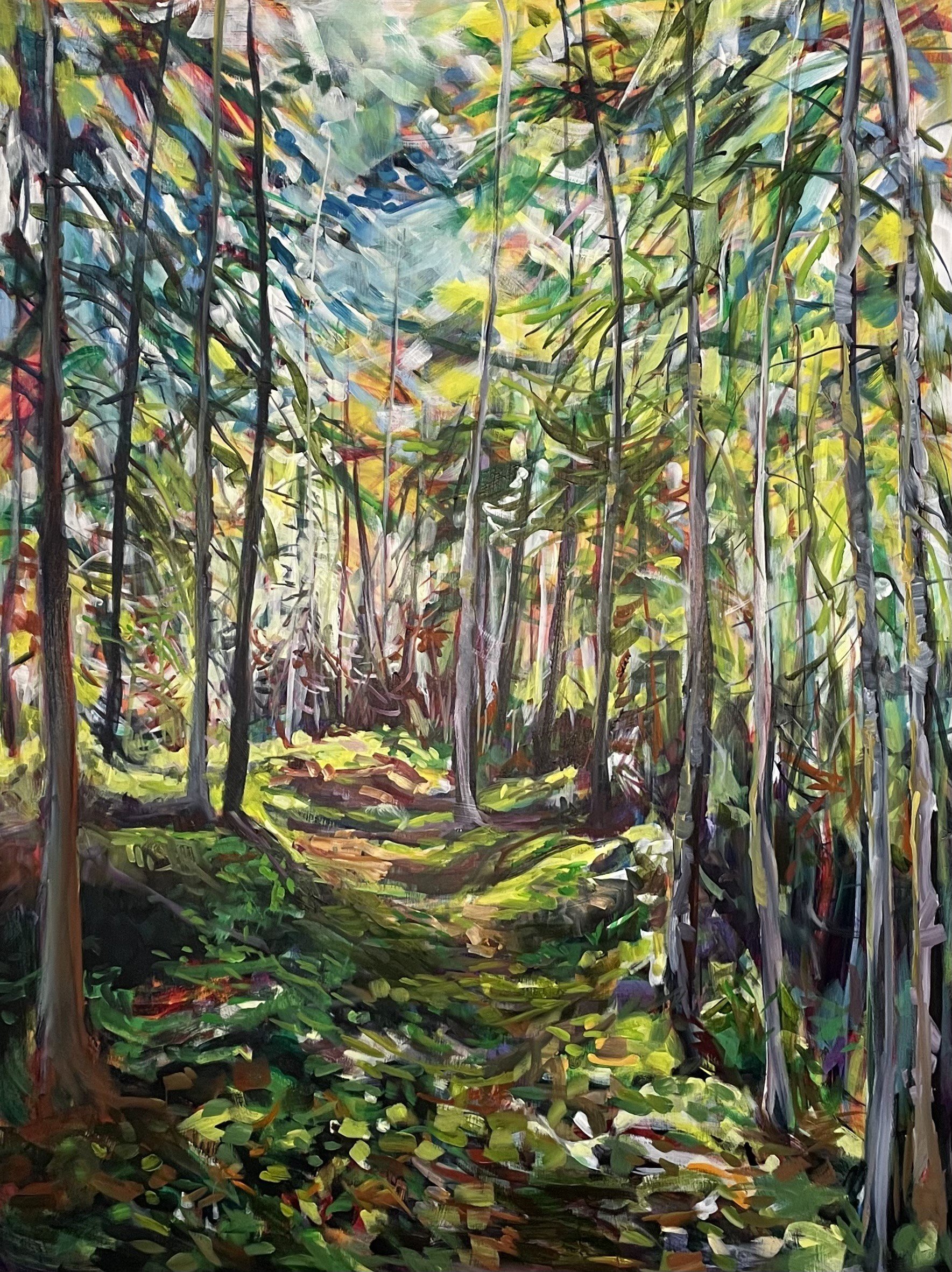 Ramble II, 30x40, oil [sold]