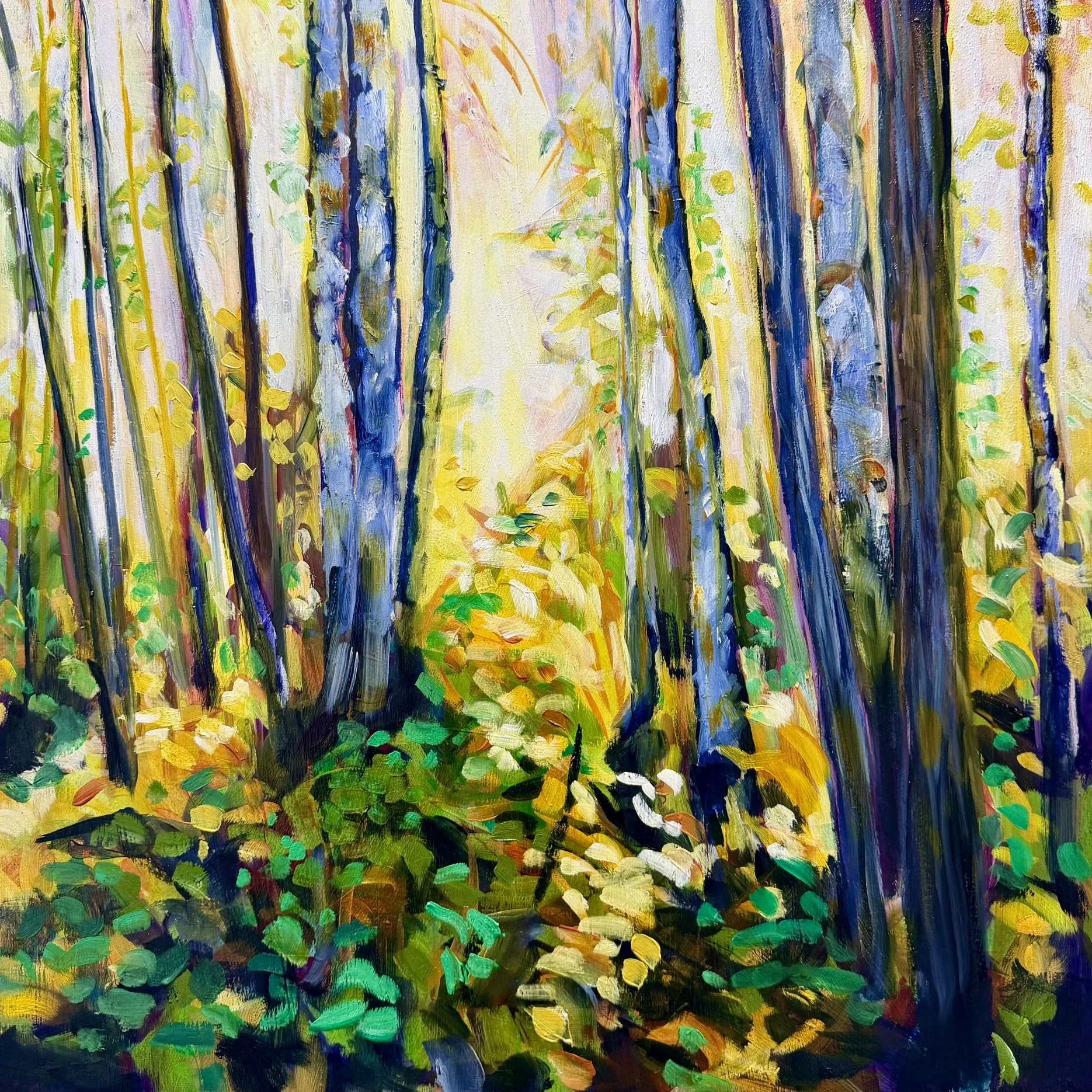 Beaming, 18x18 (available)