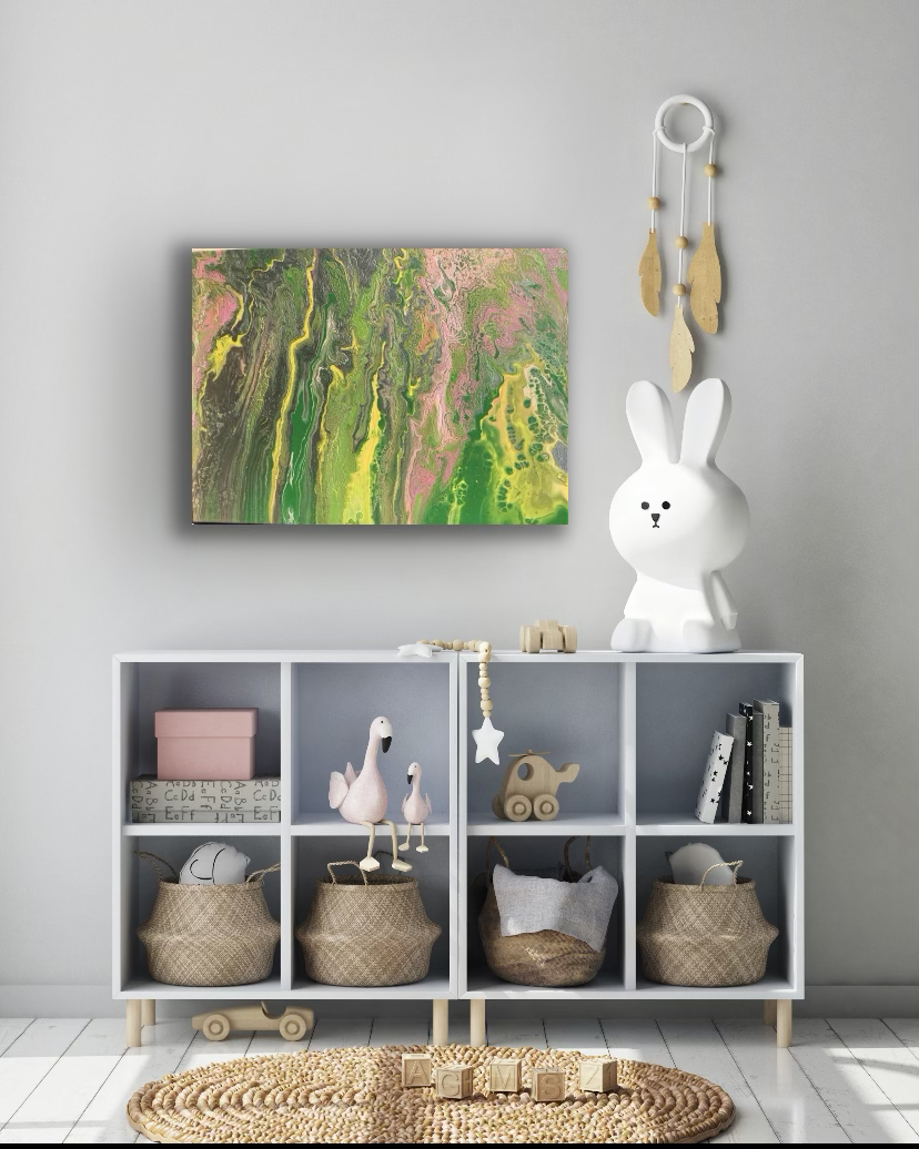 $188 - Pastel Pleasure -
24" h x 18" w