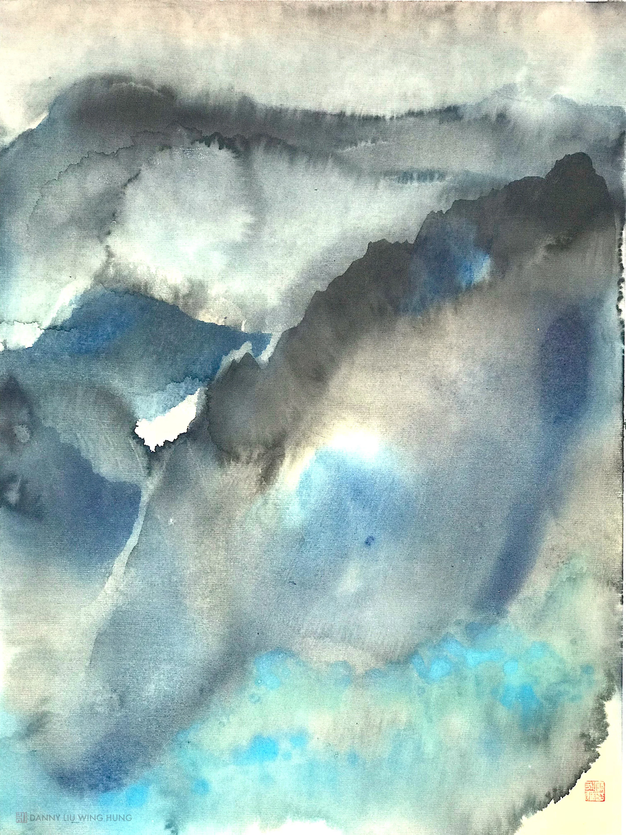  Flow No.7   34cm x 45cm  