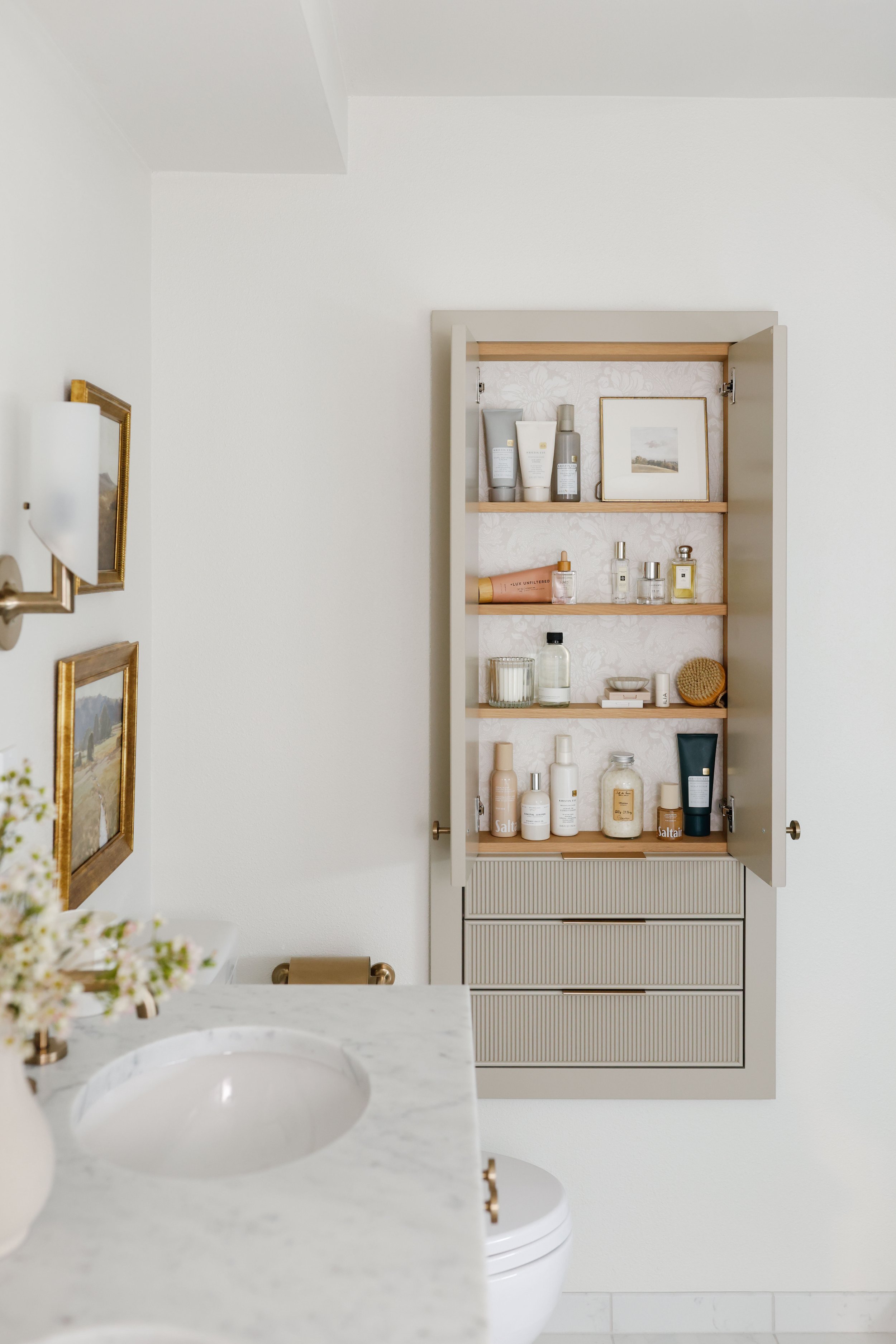 Bathroom custom medicine closet