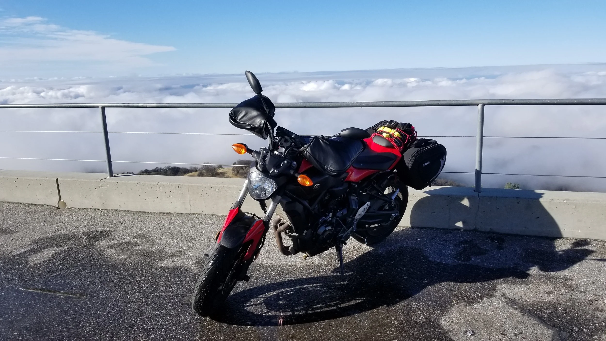 view from the top of Mt Hamilton