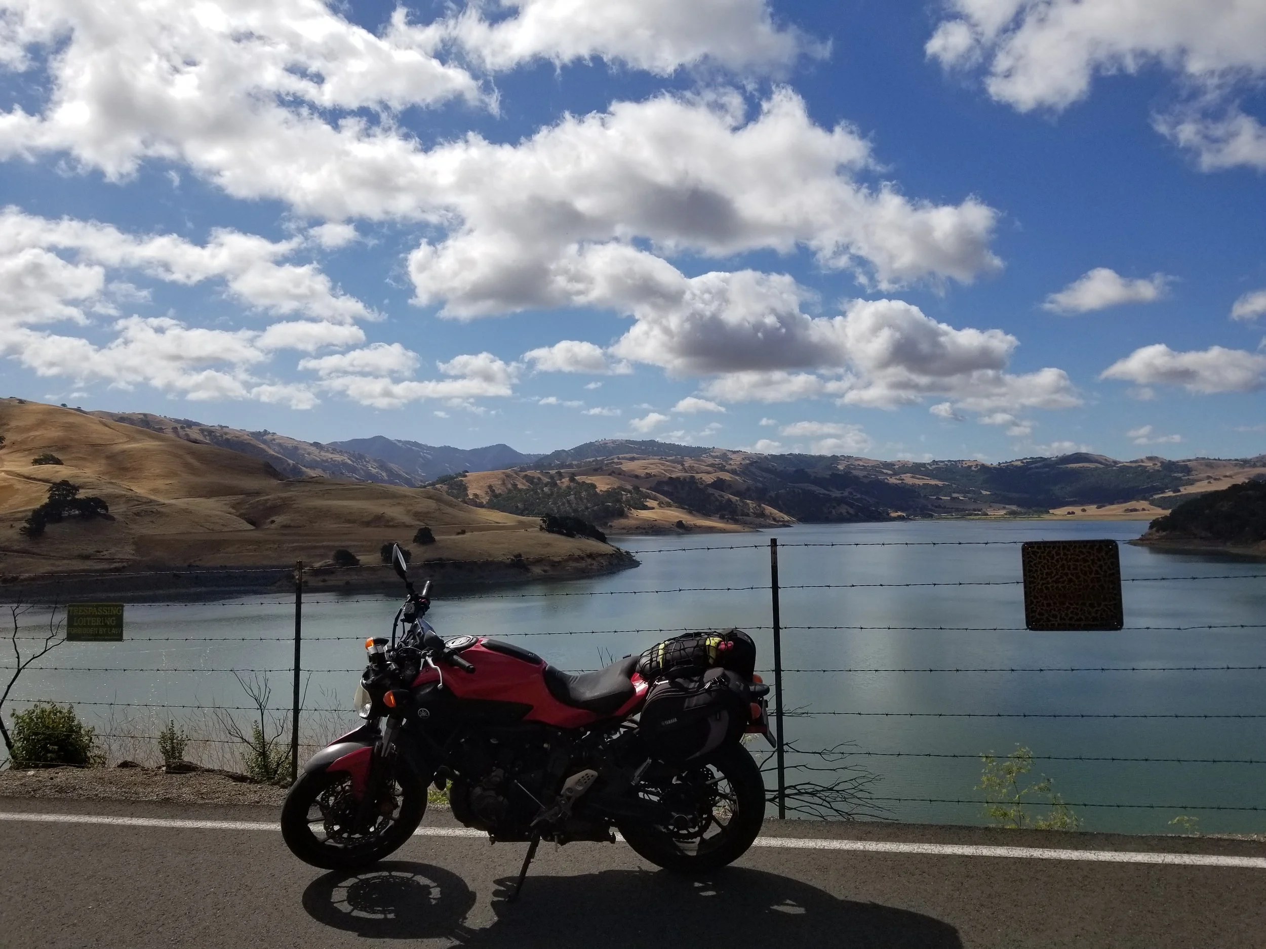 View of the reservoir