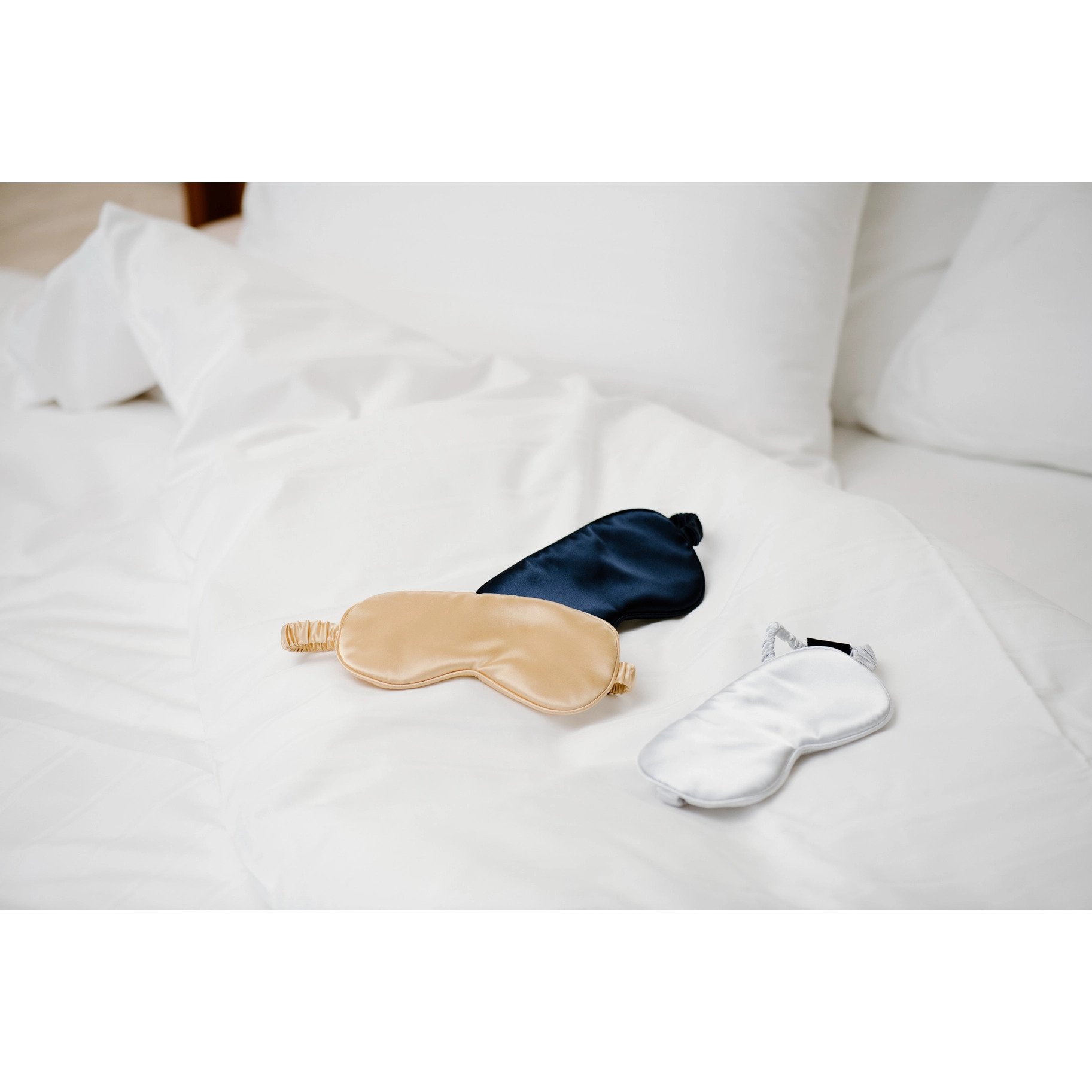 LEISURE & JOIE EYE MASK SILK SLEEP WELL REST MADE BY YOKE SLEEP MASK