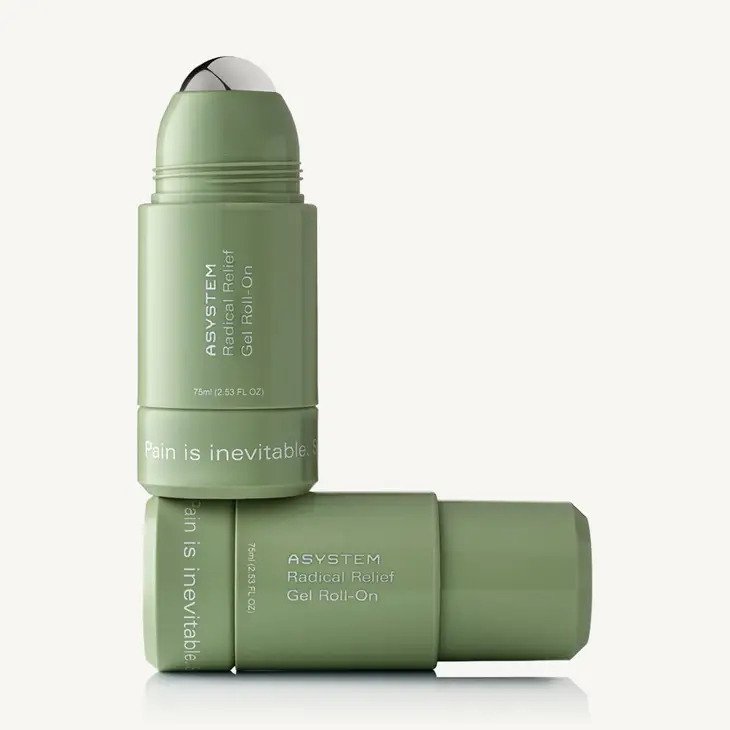 ASYSTEM RADICAL RELIEF GEL ROLL ON LEISURE & JOIE PAIN RELIEF WELLNESS ACTIVE LIFESTYLE