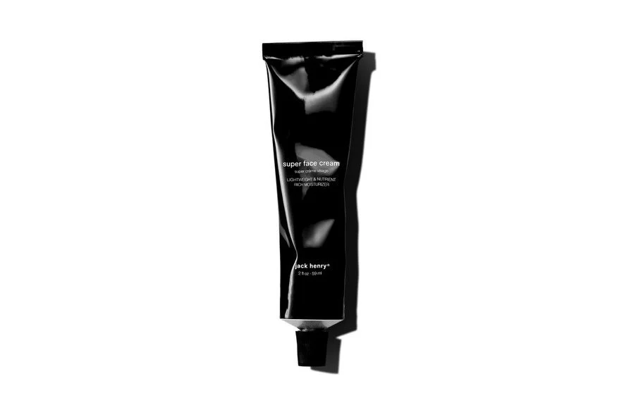 JACK HENRY&reg; Super Face Cream.

Skincare, edited. No excess. No filler. 

A precise formula crafted to hydrate, restore, and fortify the skin with quiet authority. It absorbs with intention&mdash;substantial, never heavy&mdash;leaving behind a fin