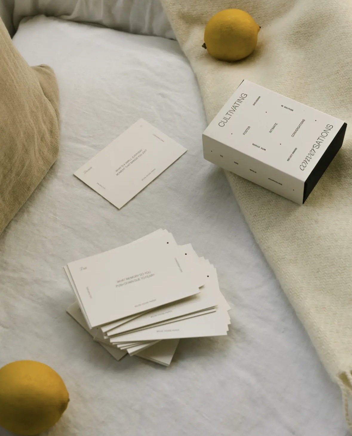 Leisure and Joie Cultivating Conversations Card Deck Original Version Mindfulness Togetherness Get Closer Wilde House Paper