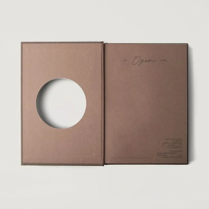 Leisure and Joie Wilde House Paper Open Journal in Espresso