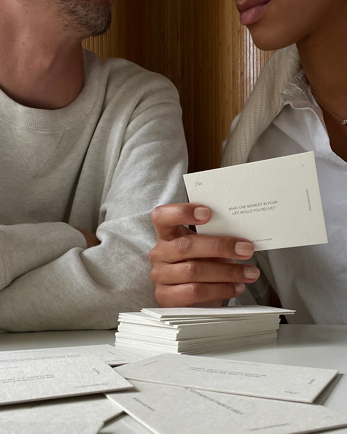 Leisure and Joie Cultivating Conversations Card Deck Original Version Mindfulness Togetherness Get Closer Wilde House Paper