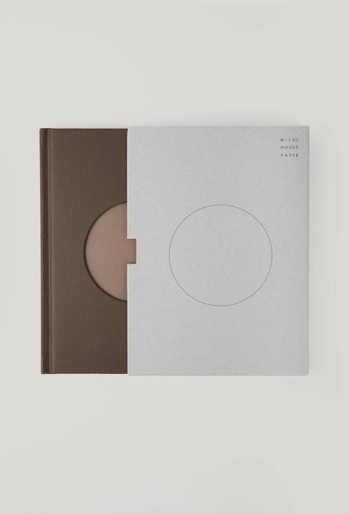 Leisure and Joie Wilde House Paper Open Journal in Espresso