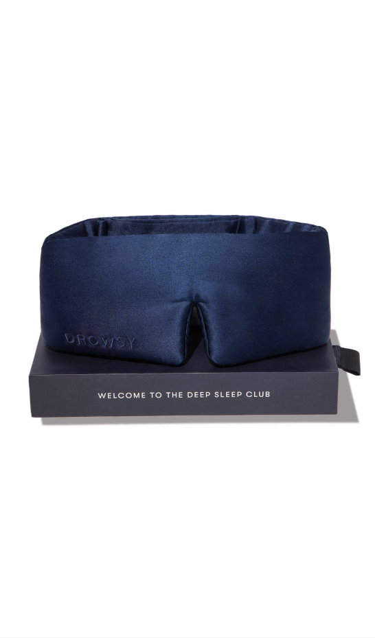 Leisure and Joie Drowsy Sleep Co. Black Jade Silk Sleep Eye Mask Unisex Sleepcare Lifestyle