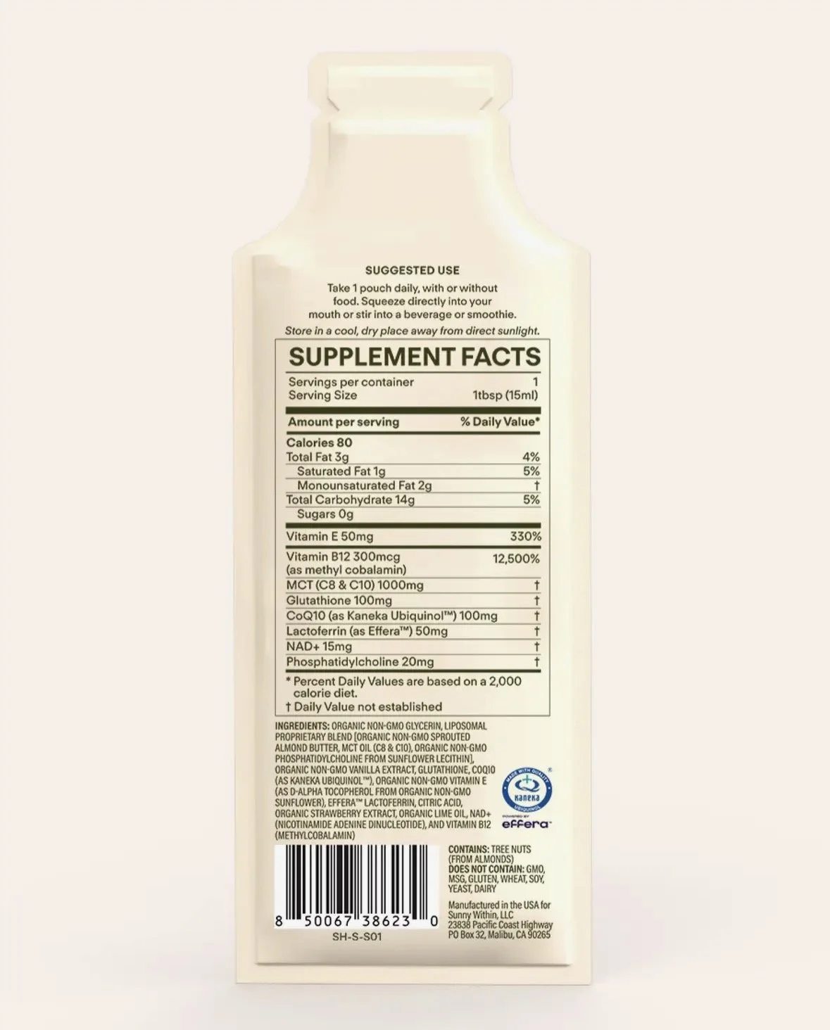 Sunny Within Longevity Strawberry Lime Longevity Supplement Leisure and Joie