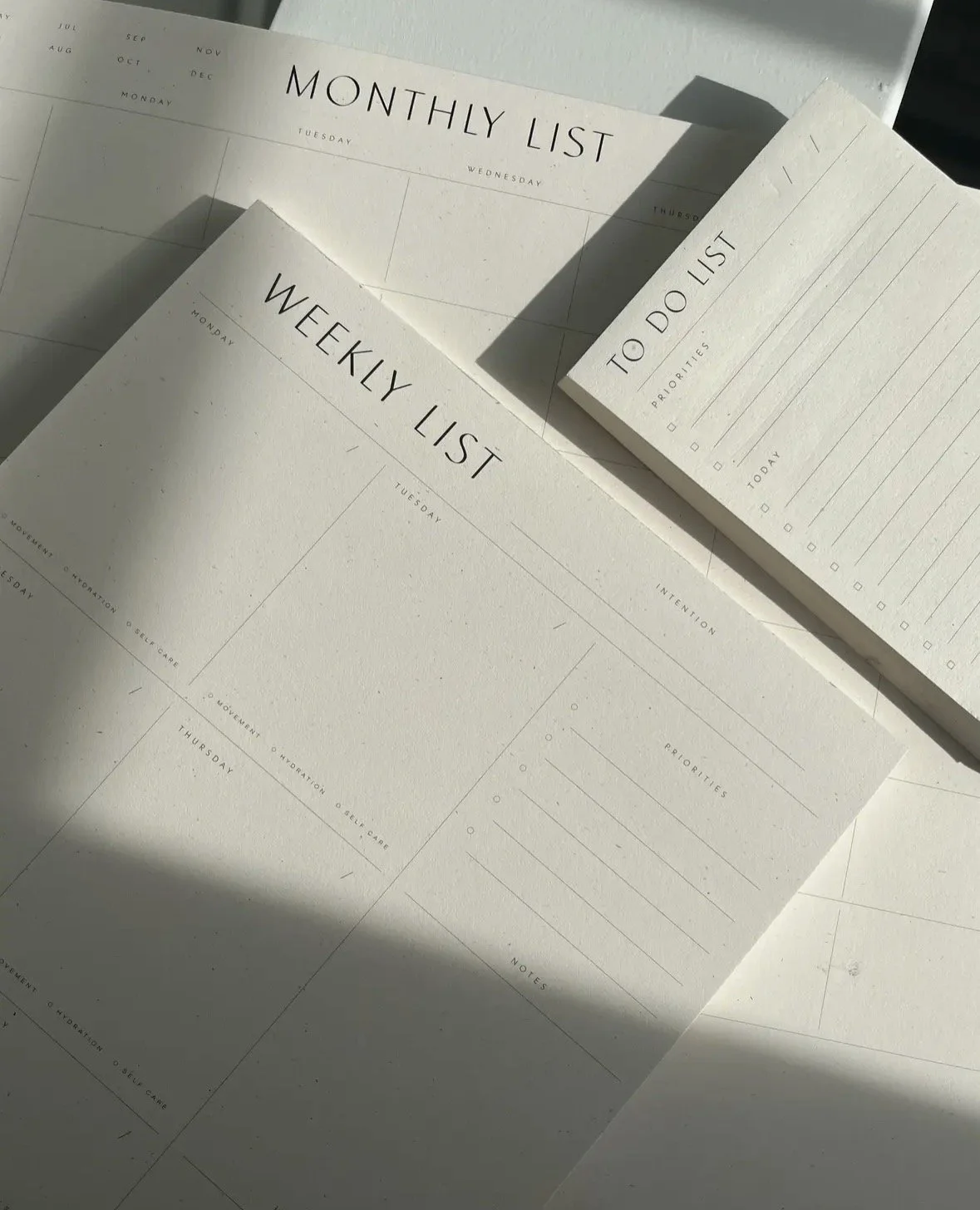 Wilde House Paper Weekly List Pad