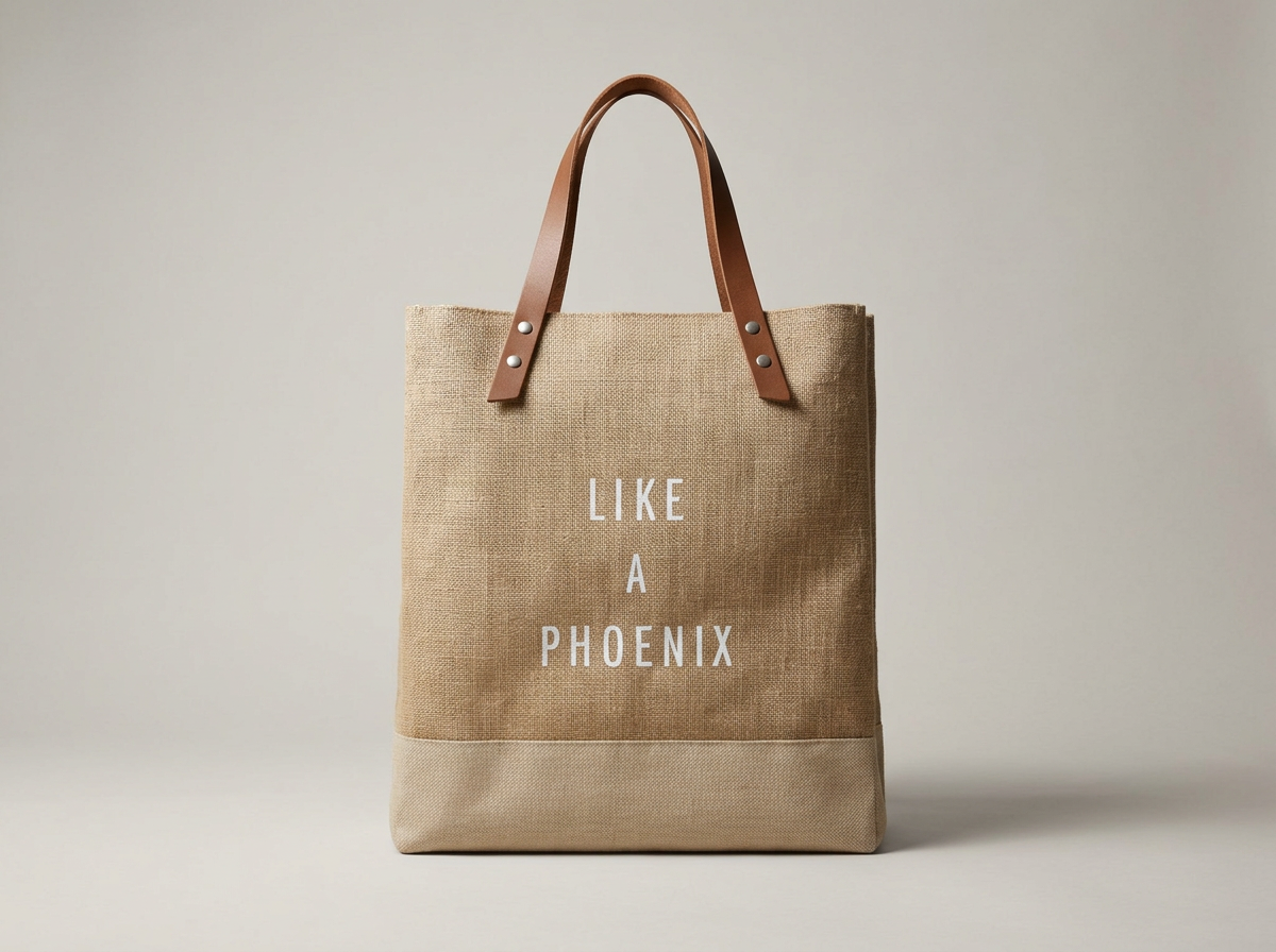 Limited Release Leisure & Joie x Apolis 'Like A Phoenix' Wine Tote in Natural