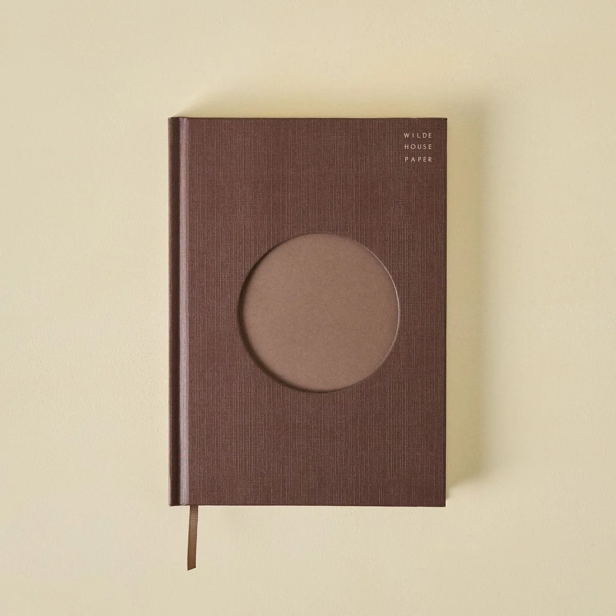 Leisure and Joie Wilde House Paper Open Journal in Espresso