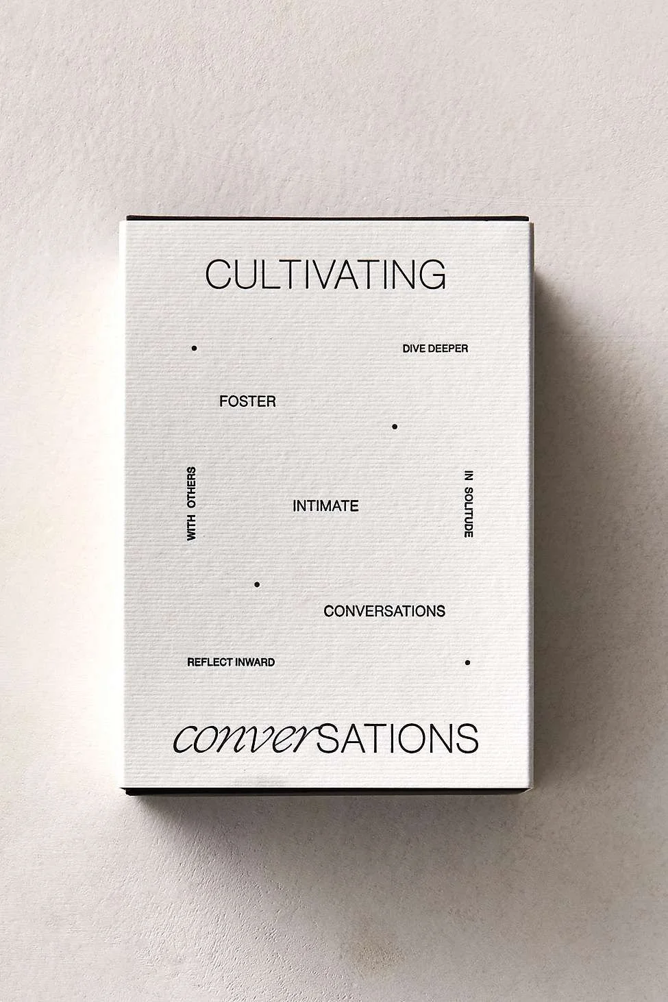 Leisure and Joie Cultivating Conversations Card Deck Original Version Mindfulness Togetherness Get Closer Wilde House Paper