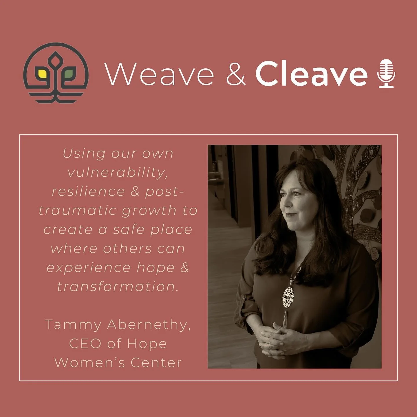 Weave & Cleave Podcast (The Faithful City)
Weaving Voices of Resilience and Belonging
Michelle Stiffler and Sanghoon Yoo
Season 4 Episode 18
Post-Traumatic Growth & Pioneering a Trauma-informed Culture: An Interview with Tammy Abernethy
Spr