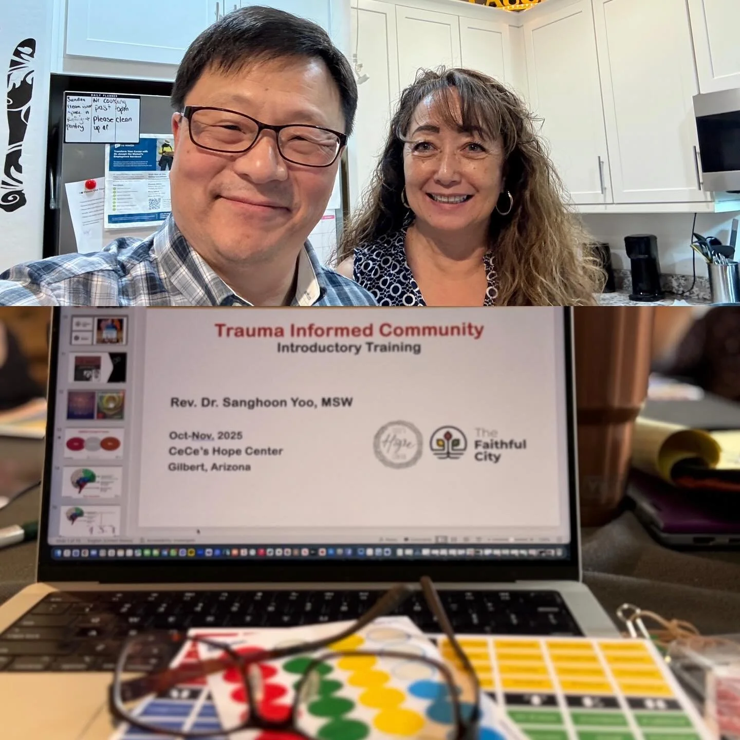 Weave and Cleave Movement advances everyday! 
 
-CeCe&rsquo;s Hope Center Trauma Informed Care training series with Lea Benson in Gilbert 
-Visiting Linda Rinzel at Hope Women&rsquo;s Center in Apache Junction 
-Discussion on the next years Weave and