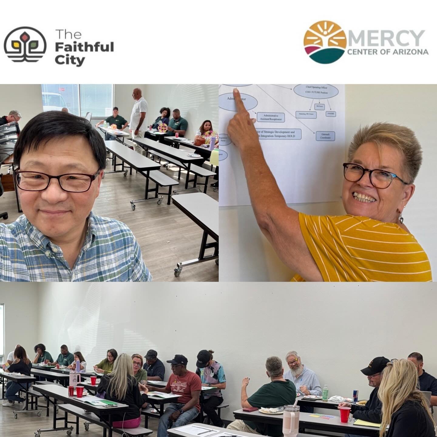Trauma Informed Care and Creating Communities of Belonging training at Mercy Center of Arizona! #weaveandcleave #communityofbelonging #traumainformedcommunity #mentalhealth #r&eacute;silience