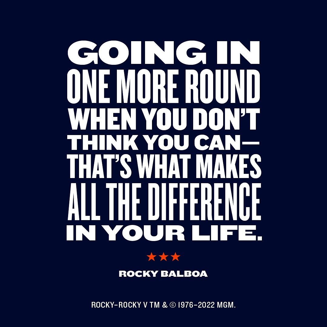 Channel your inner stallion and run like the champ! #rocky100milechallenge🏅🥊🥊