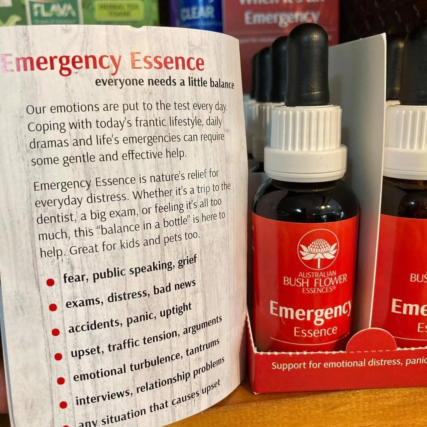Australian Bush Flower Emergency Essence 30ml — Trevallan Lifestyle Centre
