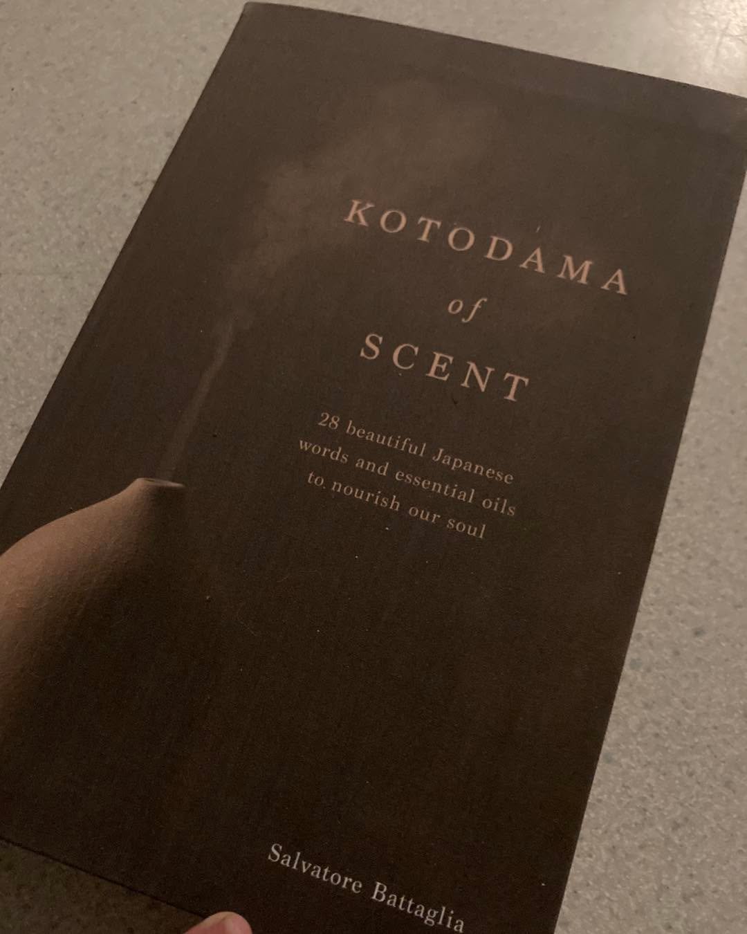 Kotodama of Scent by @salbattagliaaroma 

I received my copy of Kotodama of Scent last week, and I&rsquo;ve been slowly immersing myself in what I truly feel is Sal&rsquo;s best work yet. 

This one hits differently.

It&rsquo;s not a textbook. It&rs