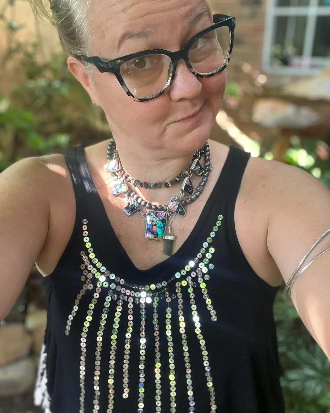 While I can never come close to meeting Barista Babe&rsquo;s Christmas Spirit or ugliest Christmas outfit 

I do try to surprise her 

So today I&rsquo;m a sparkly Christmas bauble 

Plus I am wearing an original Tohm Hajncl Boot Covers 

I don&rsquo