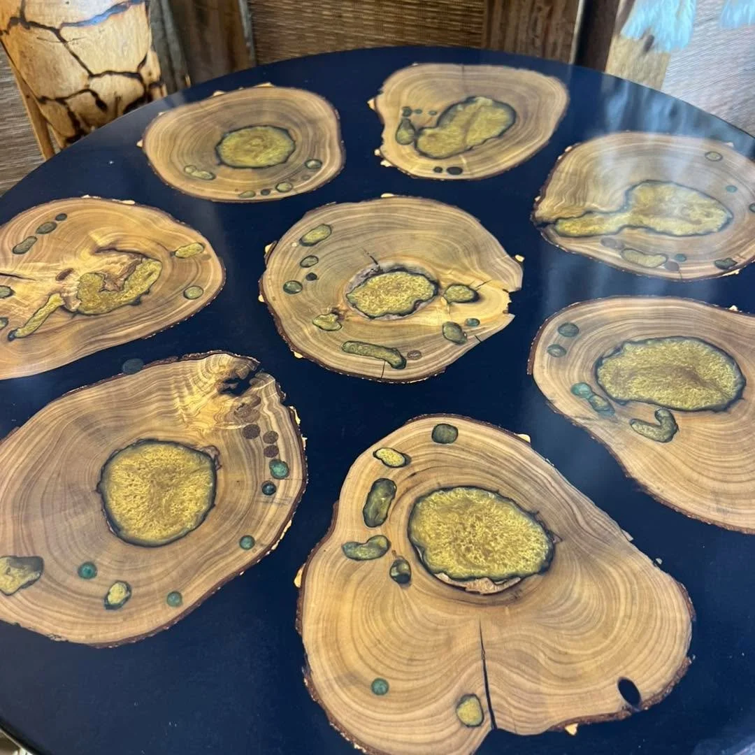 One of my favourite things to do here at Trevallan is rearrange.

I love making space for new things, but I also love falling back in love with pieces that have been here a while. These two Prickly Yellowwood side tables are a perfect example.

I cal