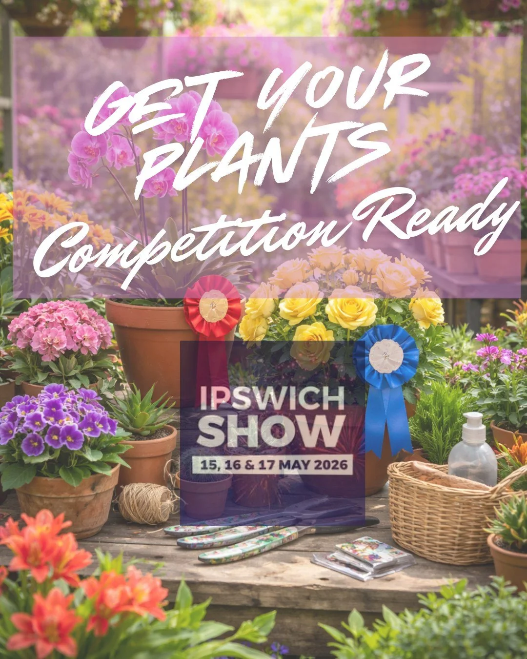 Did you know the Ipswich Show  has a Horticultural Competition?

Every year, local green thumbs bring in their best potted plants, hanging baskets, cut flowers and floral creations to be judged and awarded. It&rsquo;s months, sometimes years, of care