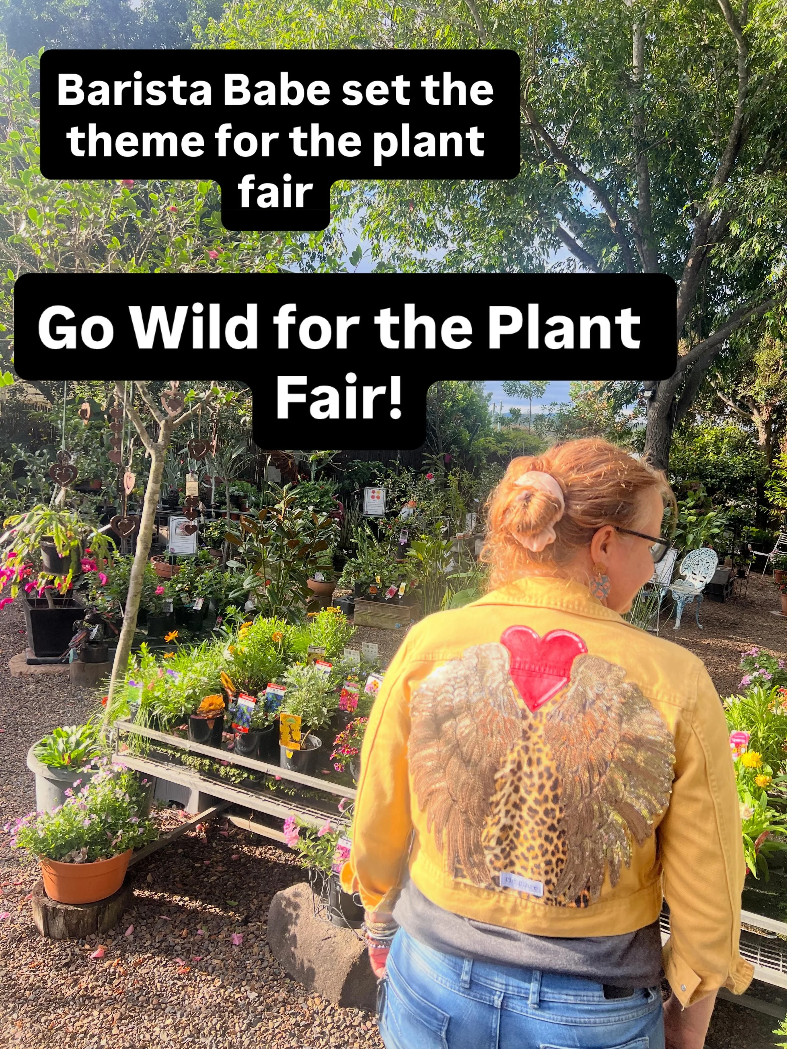 Thank you @hummingbirdtheshop and @riciclare.denim for helping @trevallan set the scene for the @ipswichplantandlifestylefair &hellip; I can&rsquo;t wait to show you the rest of the outfit! 

Barista Babe has been busy

Who&rsquo;s excited? 

PS in c