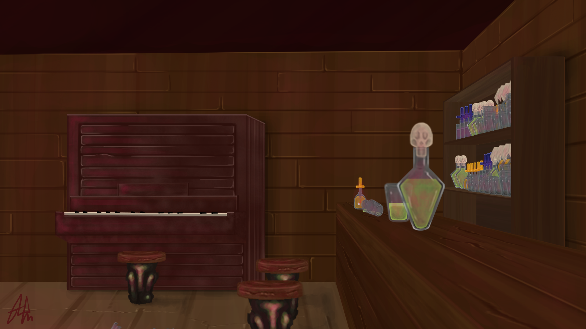 The Last Riders...And Hell Followed With Him
[Scene 12 Background]