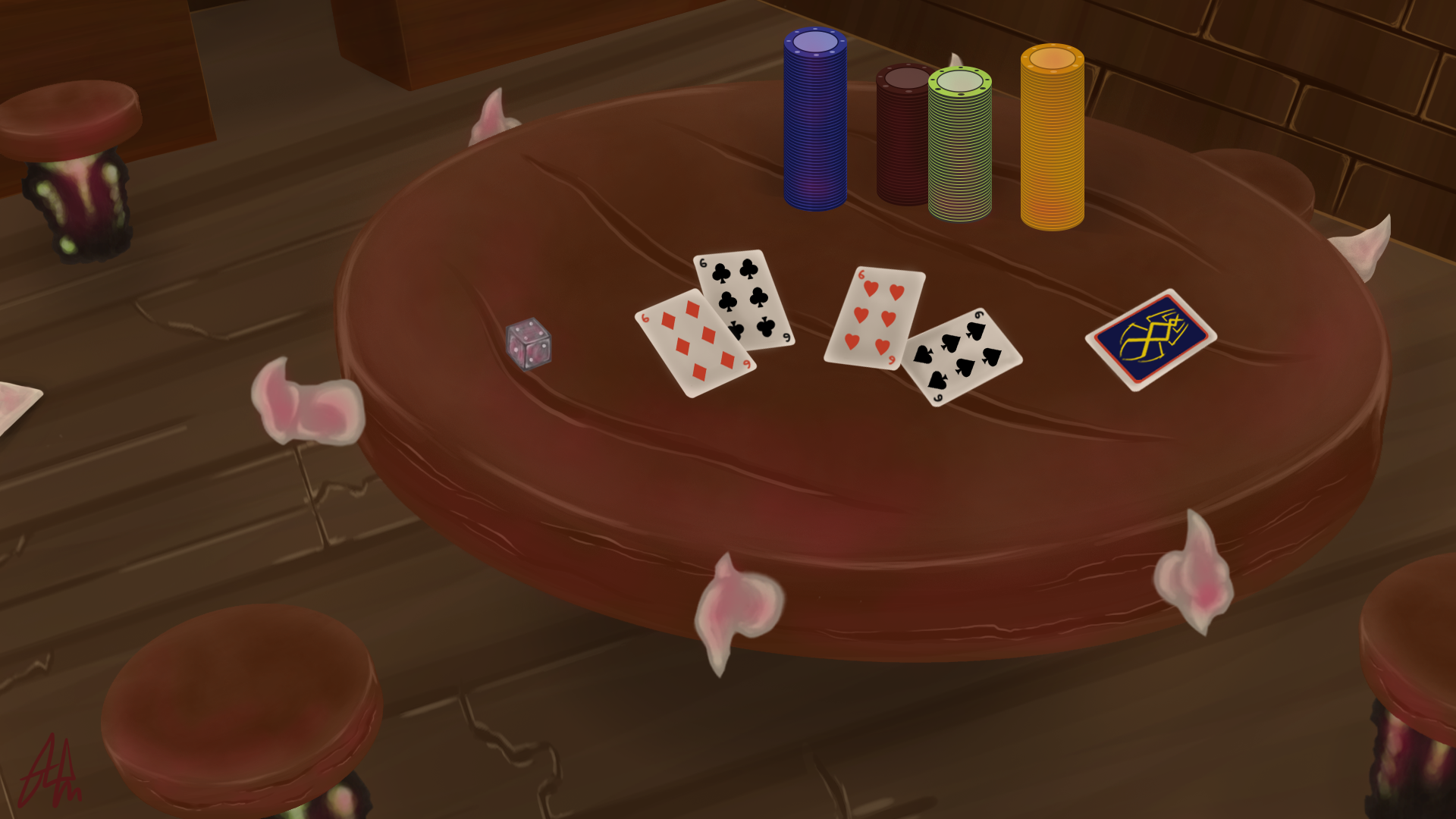 The Last Riders...And Hell Followed With Him
[Scene 5 Background]